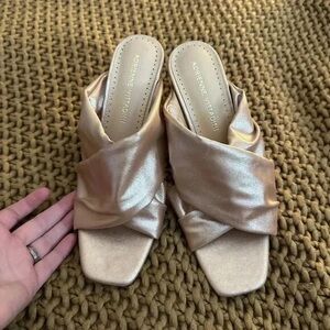 Adrienne Vittadini Gold Women's Shoes